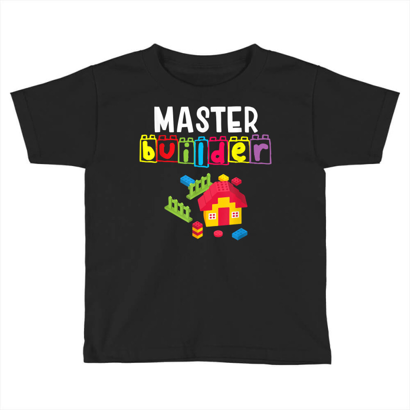 Master Builder   Building Blocks   Brick Builders Toys Gift T Shirt Toddler T-shirt | Artistshot