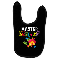 Master Builder   Building Blocks   Brick Builders Toys Gift T Shirt Baby Bibs | Artistshot