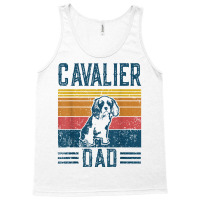 Dog  Cavalier King Charles Spaniel   Vintage Cavalier Dad T Shirt Tank Top | Artistshot