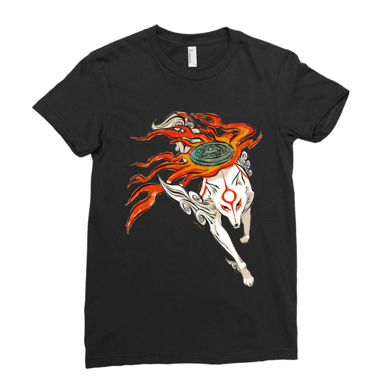 Amaterasu Ladies Fitted T-shirt | Artistshot