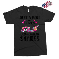 Just A Girl Who Loves Copperhead Snakes Owner Reptile Exclusive T-shirt | Artistshot