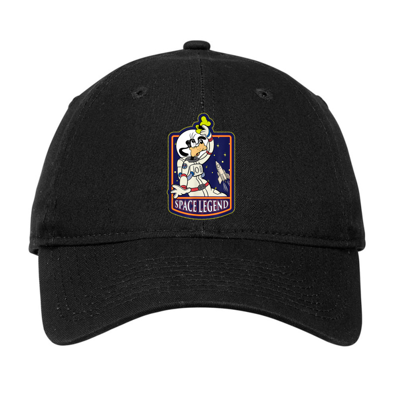 Astronaut Goofy Space Legend Adjustable Cap | Artistshot