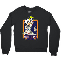 Astronaut Goofy Space Legend Crewneck Sweatshirt | Artistshot