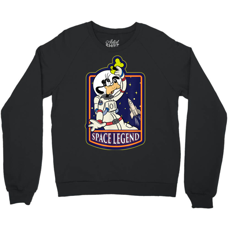 Astronaut Goofy Space Legend Crewneck Sweatshirt | Artistshot