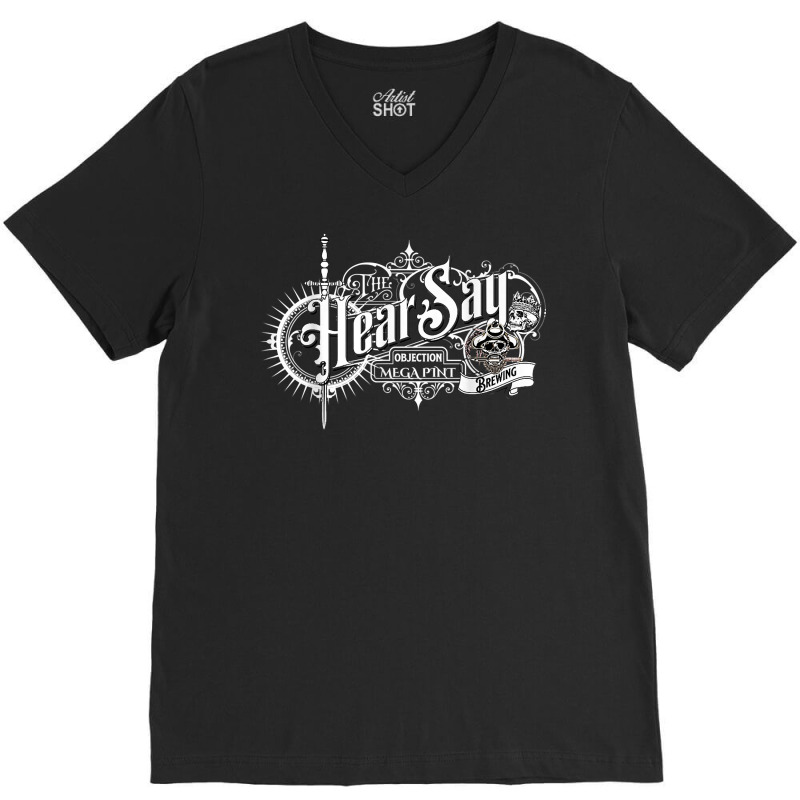 Hearsay Mega Pint Brewing Objection T Shirt V-neck Tee | Artistshot