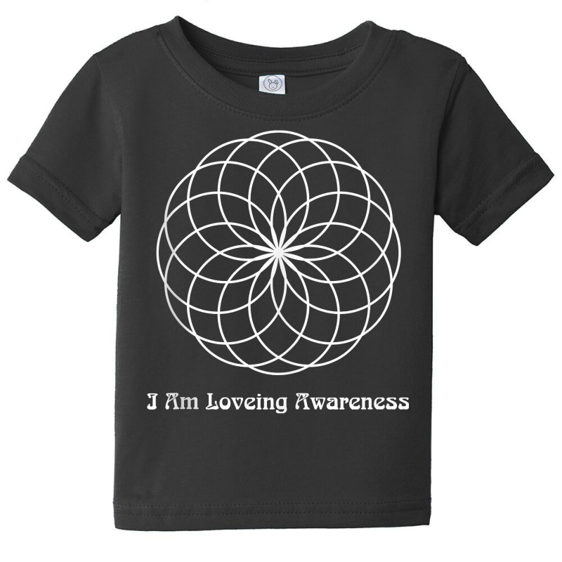 I Am Loving Awareness, Ram Dass Mantra, Spiral Mandala Tank Top Baby Tee by cm-arts | Artistshot