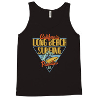 California Long Beach Surfing Paradise Tank Top | Artistshot