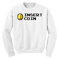 Insert Coin Youth Sweatshirt | Artistshot