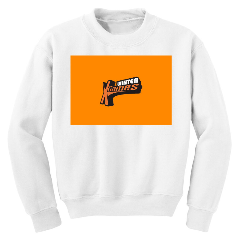 Winter Orange X Games Mask Youth Sweatshirt by PamelaAnnHarris | Artistshot