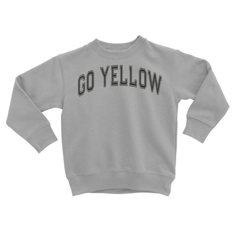 Go Yellow Team Summer Camp Competition Color Event War Game T Shirt Toddler Sweatshirt by cm-arts | Artistshot