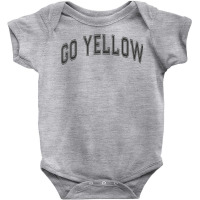 Go Yellow Team Summer Camp Competition Color Event War Game T Shirt Baby Bodysuit | Artistshot