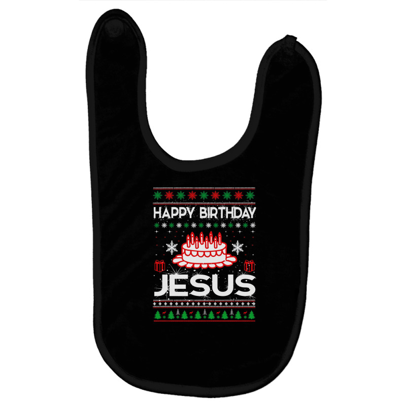 Happy Birthday Jesus Baby Bibs by dburch | Artistshot