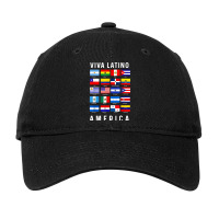 All Latin American Flags Countries Viva Latino America Tee T Shirt Adjustable Cap | Artistshot