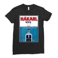 Hakarl Iceland Fermented Shark Brennivín Shot Viking Foodie T Shirt Ladies Fitted T-shirt | Artistshot