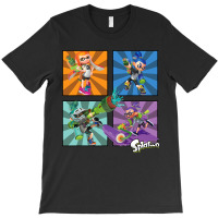 Splatoon Four Character Box Up T-shirt | Artistshot