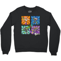 Splatoon Four Character Box Up Crewneck Sweatshirt | Artistshot