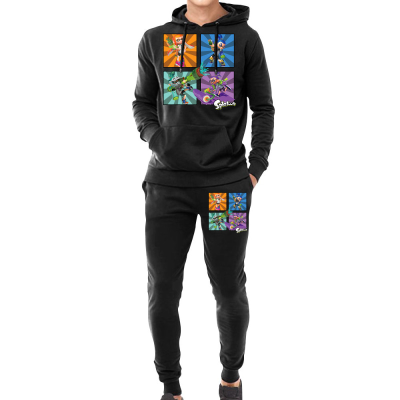 Splatoon Four Character Box Up Hoodie & Jogger Set | Artistshot