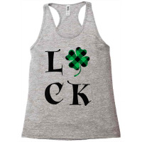 Luck Tartan Shamrock Four Leaf Clover St. Patrick's Day Tee Racerback Tank | Artistshot