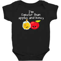 Rosh Hashanah Apples And Honey Shana Tova Jewish New Year T Shirt Baby Bodysuit | Artistshot