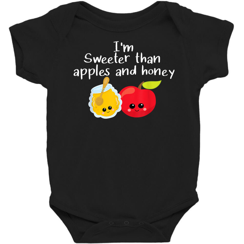 Rosh Hashanah Apples And Honey Shana Tova Jewish New Year T Shirt Baby Bodysuit | Artistshot