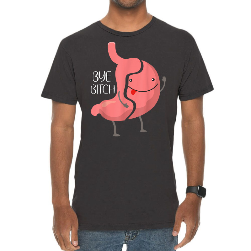 Funny Gastric Sleeve Bariatric Vsg Surgery Gastric Awareness T Shirt Vintage T-Shirt by cm-arts | Artistshot