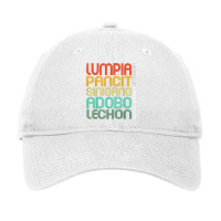 Filipino Philippine Food Lumpia Pancit Sinigang Adobo Lechon T Shirt Adjustable Cap | Artistshot