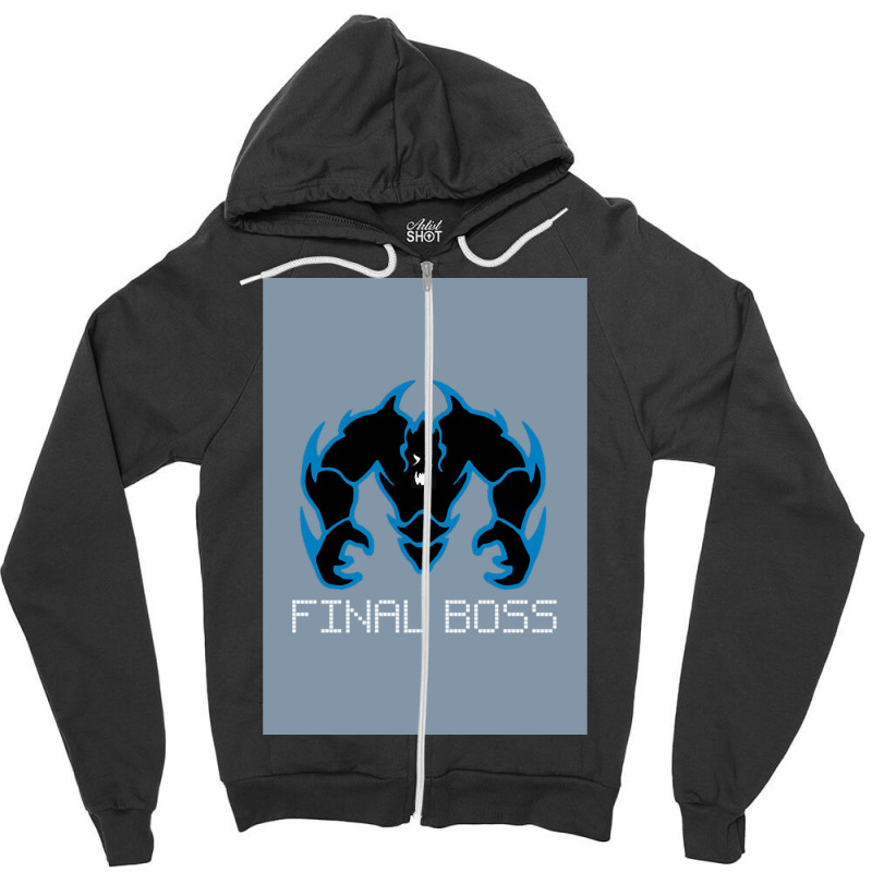 Final Boss Spiral Notebook Zipper Hoodie by PamelaAnnHarris | Artistshot