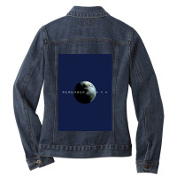 Remember Reach Spiral Notebook Ladies Denim Jacket | Artistshot