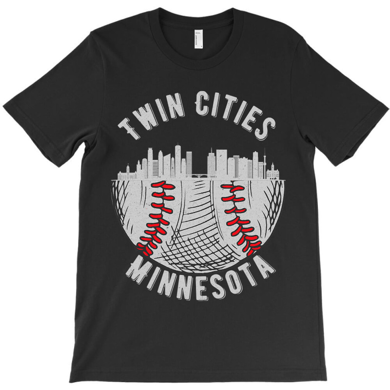 Cool Twin Cities Minnesota Mn Baseball Skyline St. Paulmpls T-shirt | Artistshot