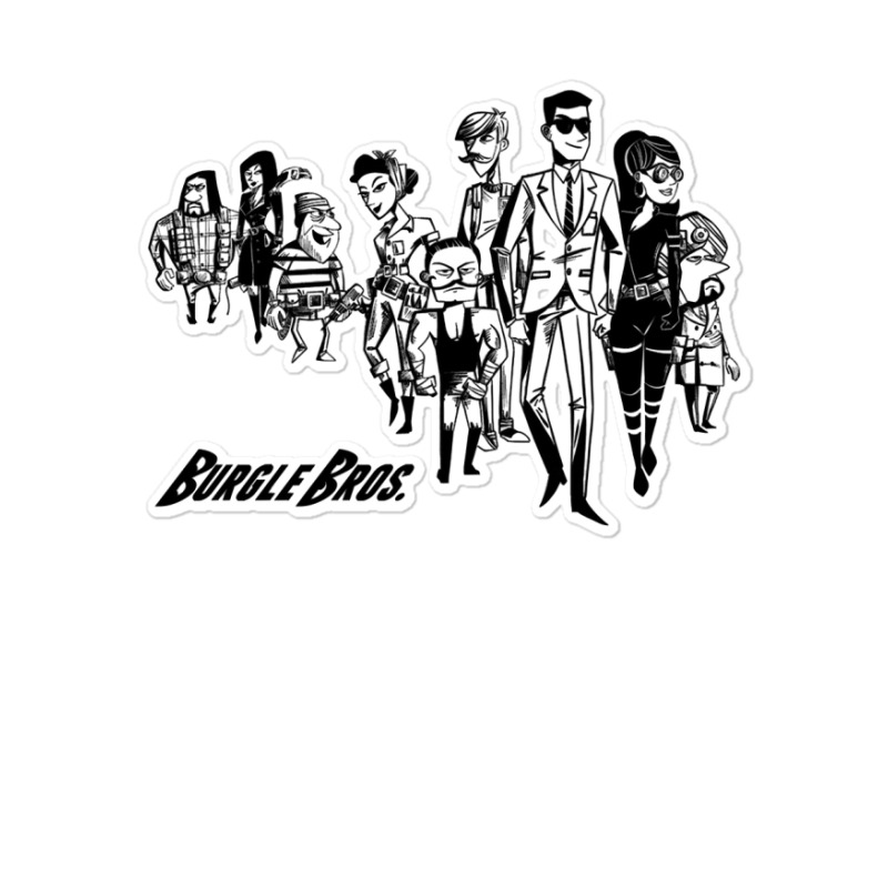 Burgle Bros Get In Get The Loot Get Out Official Art From Fowers Games Sticker | Artistshot