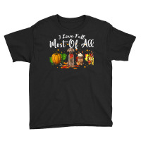 I Love Fall Most Of All Pumpkin Weimaraner Autumn Season T Shirt Youth Tee | Artistshot