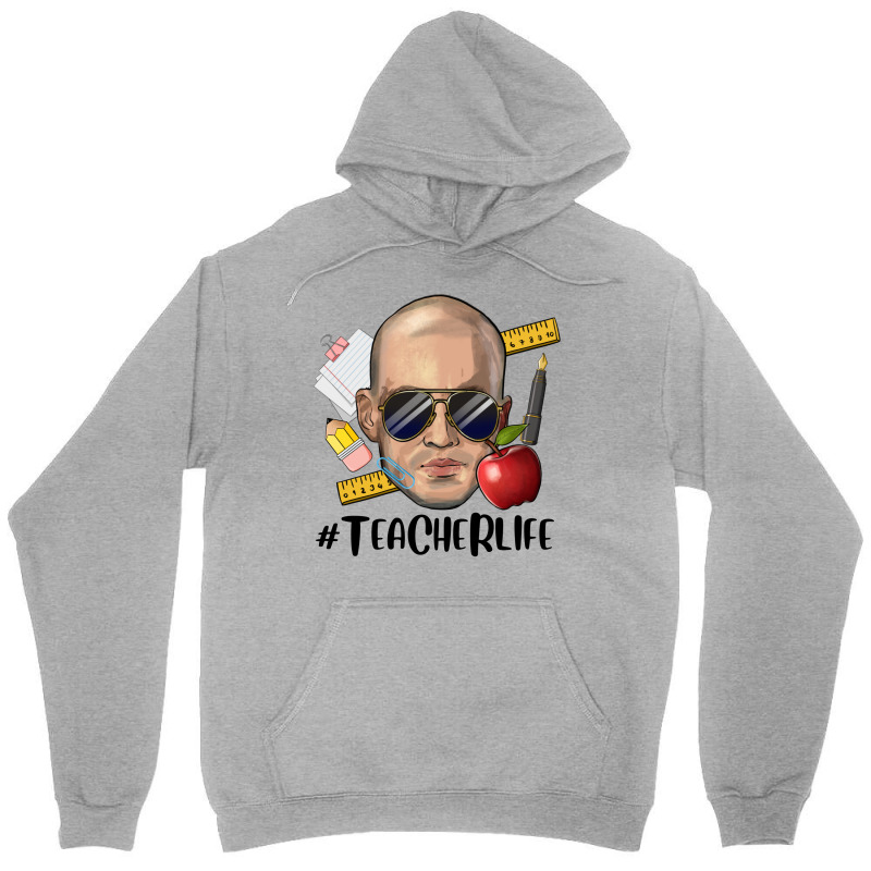 Bald Man Teacher Life Unisex Hoodie | Artistshot