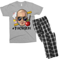 Bald Man Teacher Life Men's T-shirt Pajama Set | Artistshot