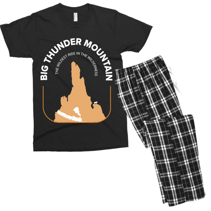 Big Mountain Thunder Theme Park Men's T-shirt Pajama Set | Artistshot