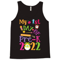 Kids My 1st Day Of Prek 2022 First Day Of School Preschool Prek Tank Top | Artistshot