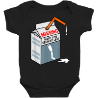 Have You Seen My Leg Fun Amputee Prosthetic Surgery Graphic T Shirt Baby Bodysuit | Artistshot