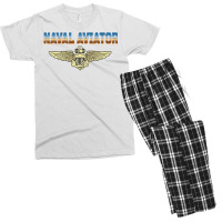 Fly Naval Aviator Classic Naval Officer Pilot Wing Navy Side Premium T Men's T-shirt Pajama Set | Artistshot