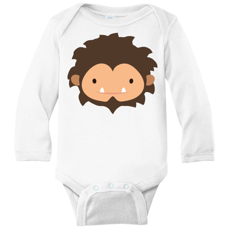 Sneaky Sasquatch Big Head Long Sleeve Baby Bodysuit | Artistshot