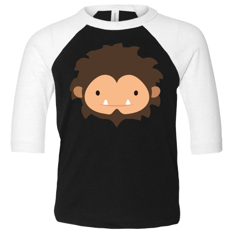 Sneaky Sasquatch Big Head Toddler 3/4 Sleeve Tee | Artistshot