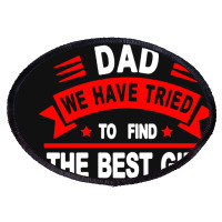 Fathers Day Oval Patch | Artistshot