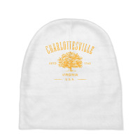 Charlottesville Virginia Usa Vintage Distressed Style Design T Shirt Baby Beanies | Artistshot