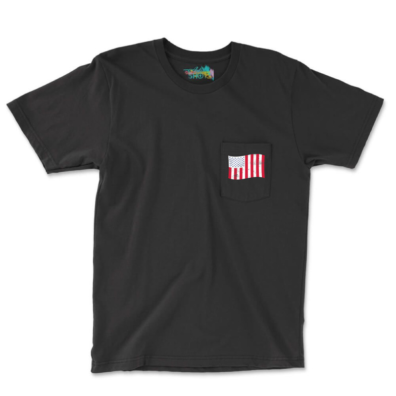 Usa Civil Flag Of Peacetime – American States Pocket T-Shirt by trokeryth | Artistshot