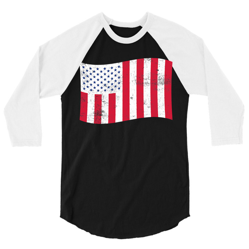 Usa Civil Flag Of Peacetime – American States 3/4 Sleeve Shirt by trokeryth | Artistshot