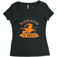 Halloween Is Here! Women's Triblend Scoop T-shirt | Artistshot