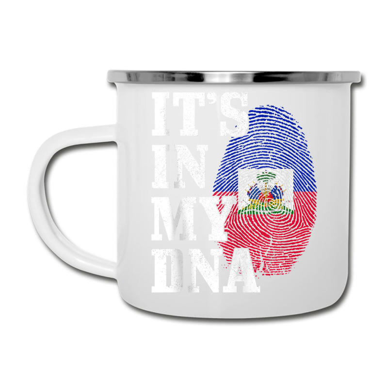 Haiti It's In My Dna Fingerprint Haitian Flag Pride Tank Top Camper Cup by cm-arts | Artistshot