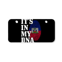 Haiti It's In My Dna Fingerprint Haitian Flag Pride Tank Top Bicycle License Plate | Artistshot