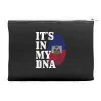 Haiti It's In My Dna Fingerprint Haitian Flag Pride Tank Top Accessory Pouches | Artistshot