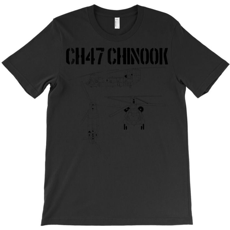 Ch47 Chinook Schematic Military Helicopter Ch-47 Chinook T-shirt | Artistshot