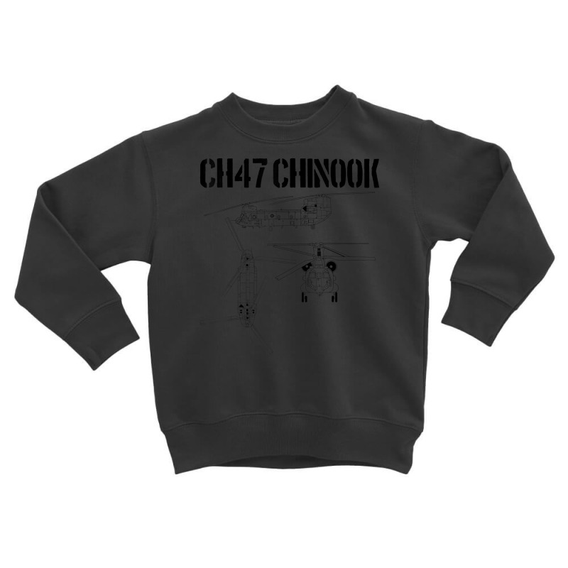 Ch47 Chinook Schematic Military Helicopter Ch-47 Chinook Toddler Sweatshirt | Artistshot