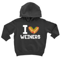 Frankfurter Wiener Frank Sausage Bun I Love Weiners Hotdogs T Shirt Toddler Hoodie | Artistshot